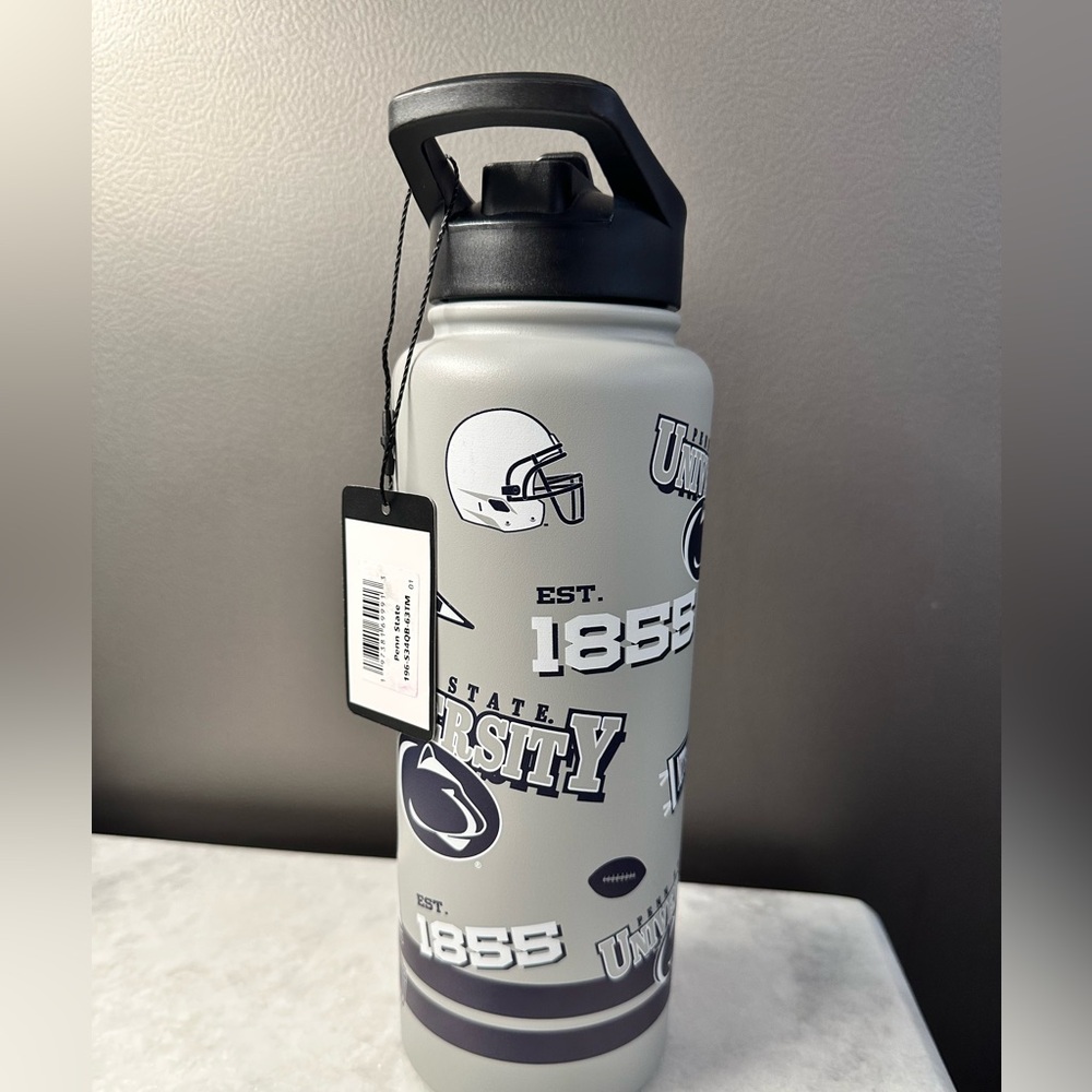 Penn State University Unique 34oz Stainless Steel Native Quencher Tumbler - Picture 2 of 11